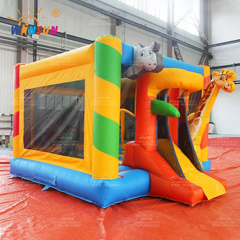 Custom Inflatable Jumping Castle Animals Theme