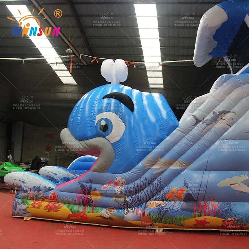 Inflatable Whale Slide