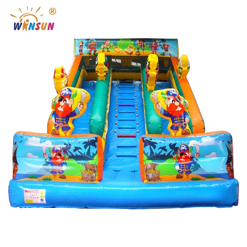 Pirate inflatable slide