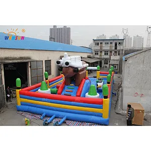 Giant Inflatable Jumping Ground Areo Space Theme