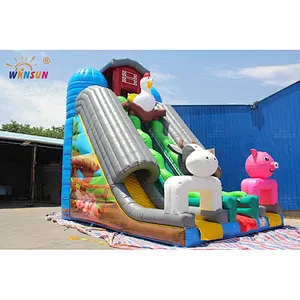Animal Farm Inflatable Slide