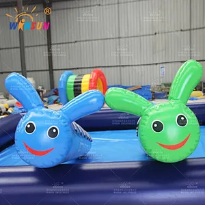 Inflatable Jumping Caterpillar Racing Game