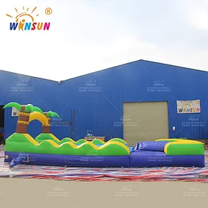 Inflatable Slip N Slide with Pool at end