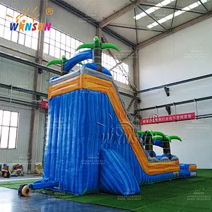 Inflatable Blue Marble Water Slide