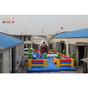 Giant Inflatable Jumping Ground Areo Space Theme