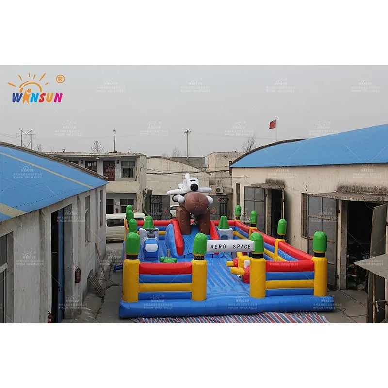 Giant Inflatable Jumping Ground Areo Space Theme