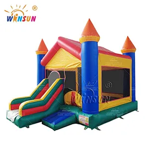 Custom Inflatable Bounce House with Slide Commercial Use