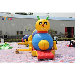 Inflatable Worm Tunnel