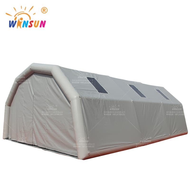 Gray Airtight Inflatable Tunnel Tent