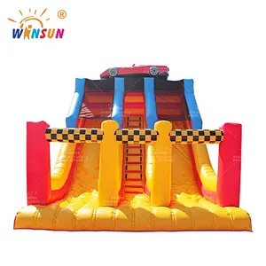 Race Car Themed Inflatable Slide