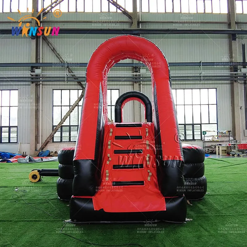 Inflatable Wipeout Course Big Red Balls