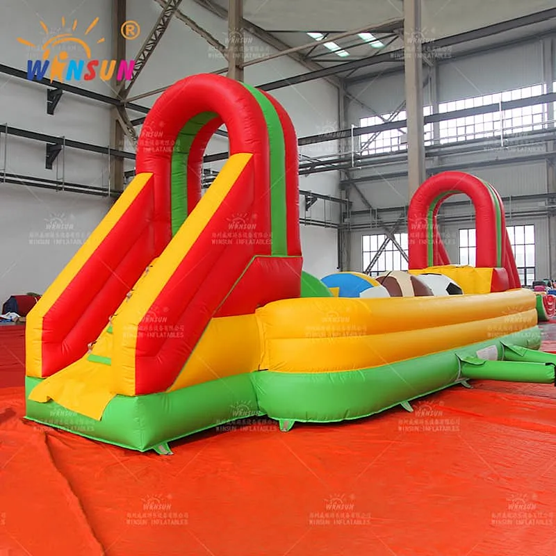 Custom Inflatable Wipeout Obstacle Course Game