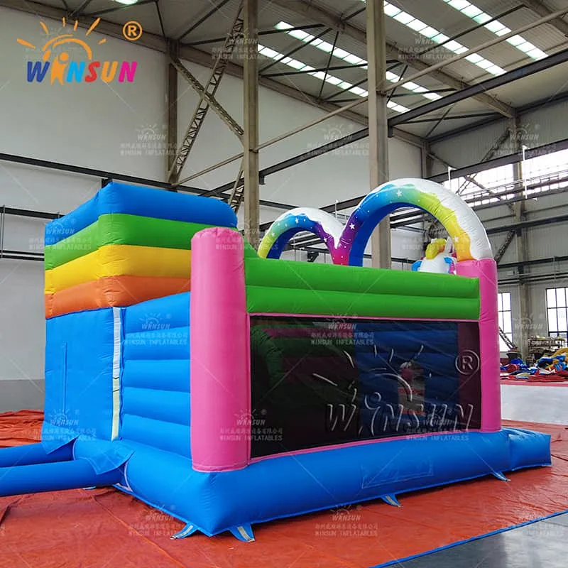 Custom Inflatable Jumping Castle Unicorn Theme