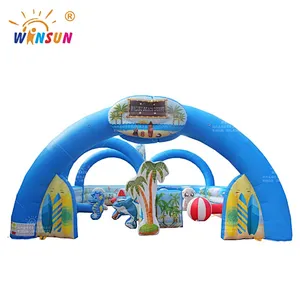 Malibu Beach theme Inflatable Race Track