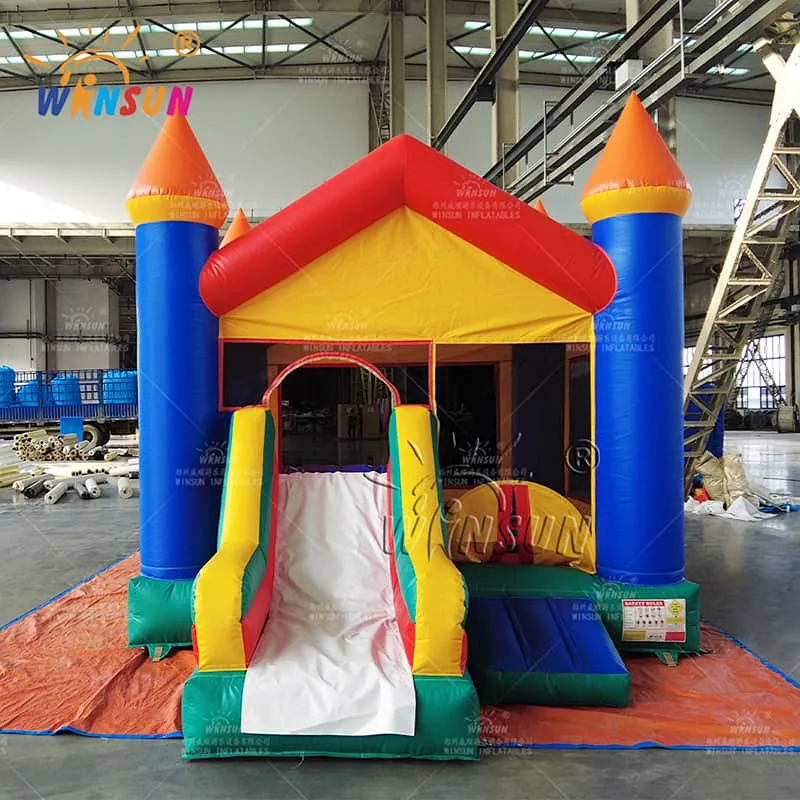 Custom Inflatable Bounce House with Slide Commercial Use