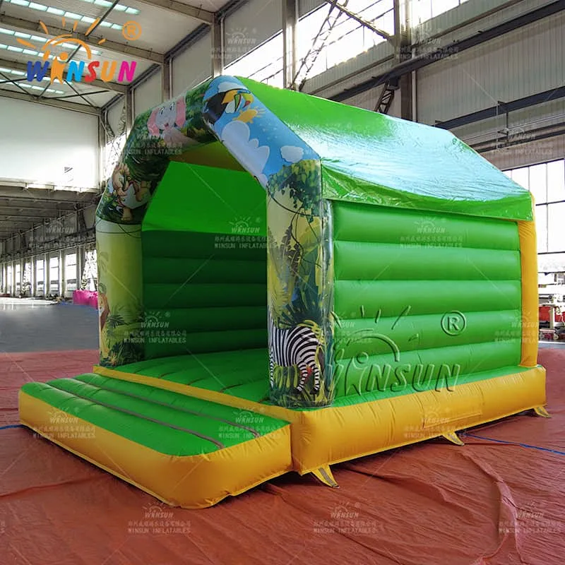 Inflatable Bouncer Jungle Theme