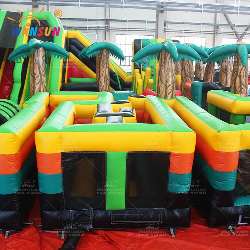 Inflatable Playground Giant Jungle Theme