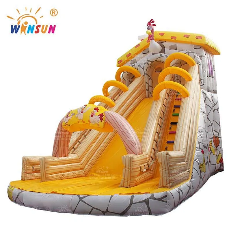 Inflatable Chicken Coop Slide