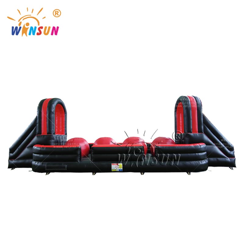 Inflatable Wipeout Course Big Red Balls