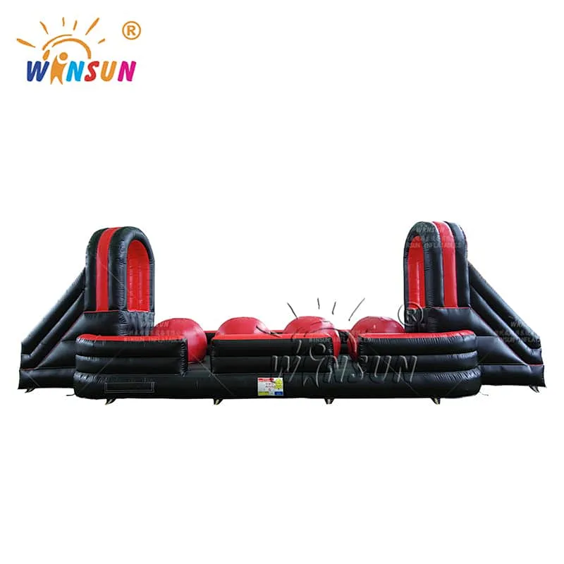 Inflatable Wipeout Course Big Red Balls