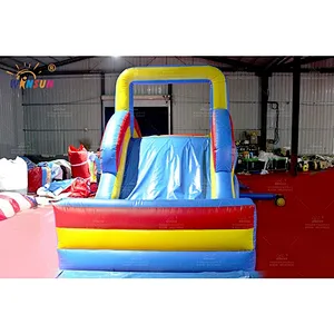 Inflatable Obstacle course with slide