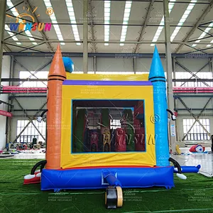 Inflatable Crayon Combo Wet Slide