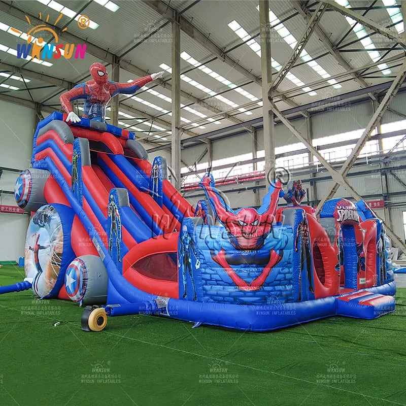 Spider_man Inflatable Funland