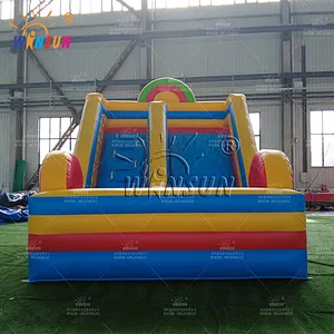 Commercial Rainbow Inflatable Slide