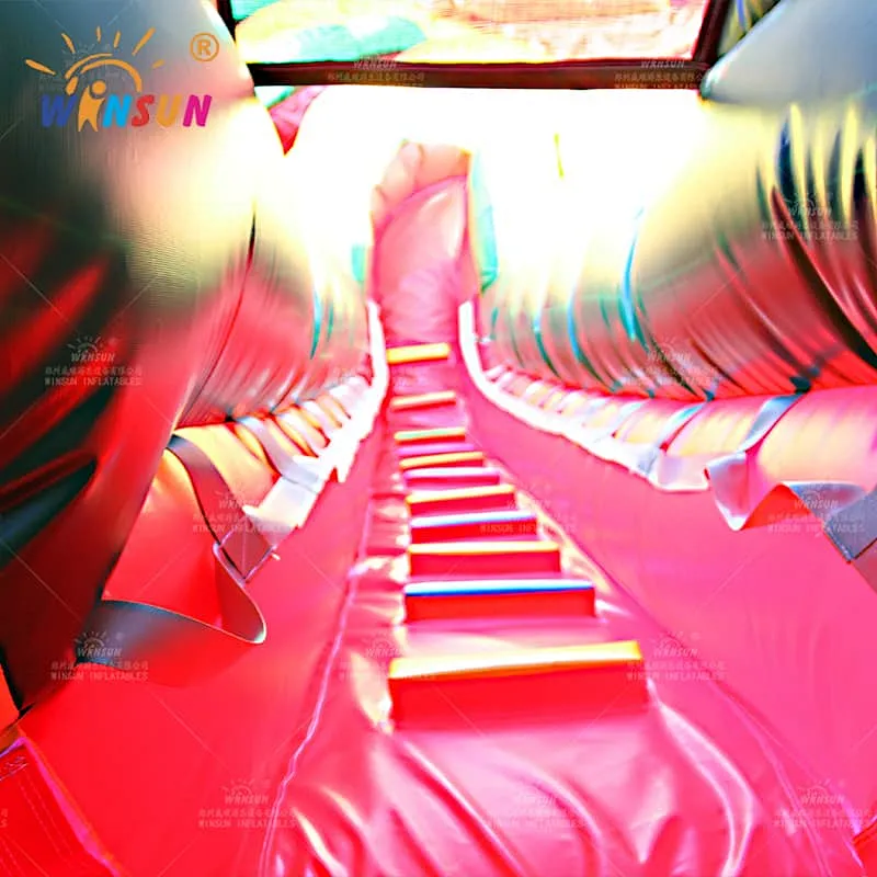 Tropical Marble Inflatable Water Slide