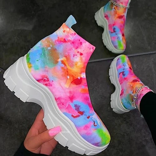 XG5889 High Quality Best Price Nice Upper Design Women's Outdoor Shoes Casual Printed Shoes Women's Fashion Sneakers