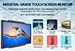 Black 21.5 inch Open Frame Industrial Monitor/Metal Monitor With VGA/AV/BNC/HDMI Lcd Monitor