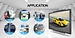Black 21.5 inch Open Frame Industrial Monitor/Metal Monitor With VGA/AV/BNC/HDMI Lcd Monitor