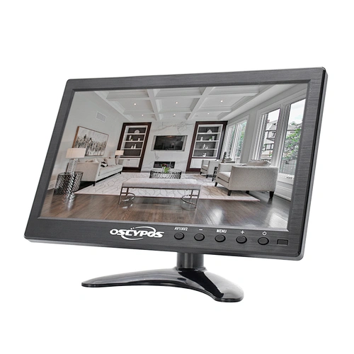 High Brightness 10.1 Inch OEM Raspberry Industrial Display Resistive Touch Screen LCD Monitor Case Plastic PC Monitor With VGA