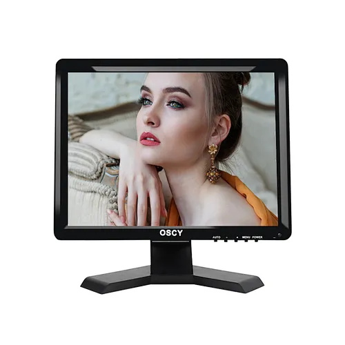 17 inch HD LCD Computer Display BNC Four Image Segmentation Can Be Connected With Four Cameras Desktop Monitor