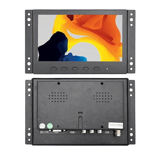 7 Inch Wide Screen Industrial Embedded Open Frame Metal Case Capacitive LCD Touch Screen Monitor For Automation Application