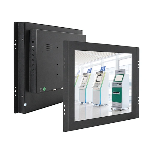 High quality small metal case open frame 10 inch 12 inch square wall mount monitor