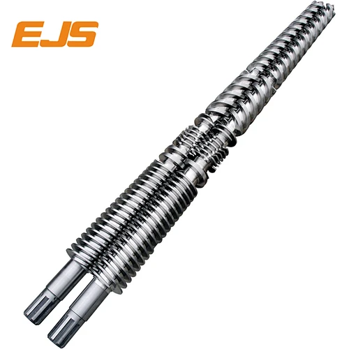 Conical screw barrel
