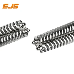 Conical screw barrel