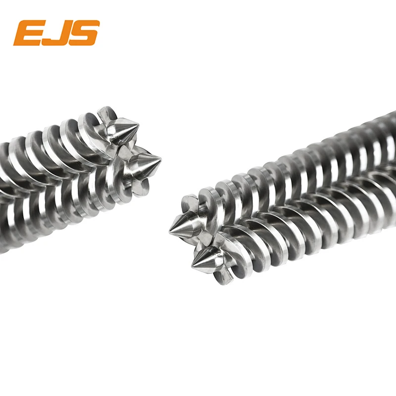 Conical screw barrel