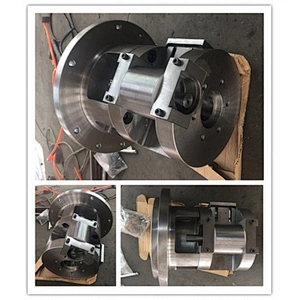 Hot feed rubber extruder screw and barrel
