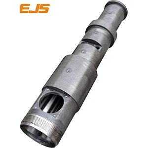 Conical screw barrel