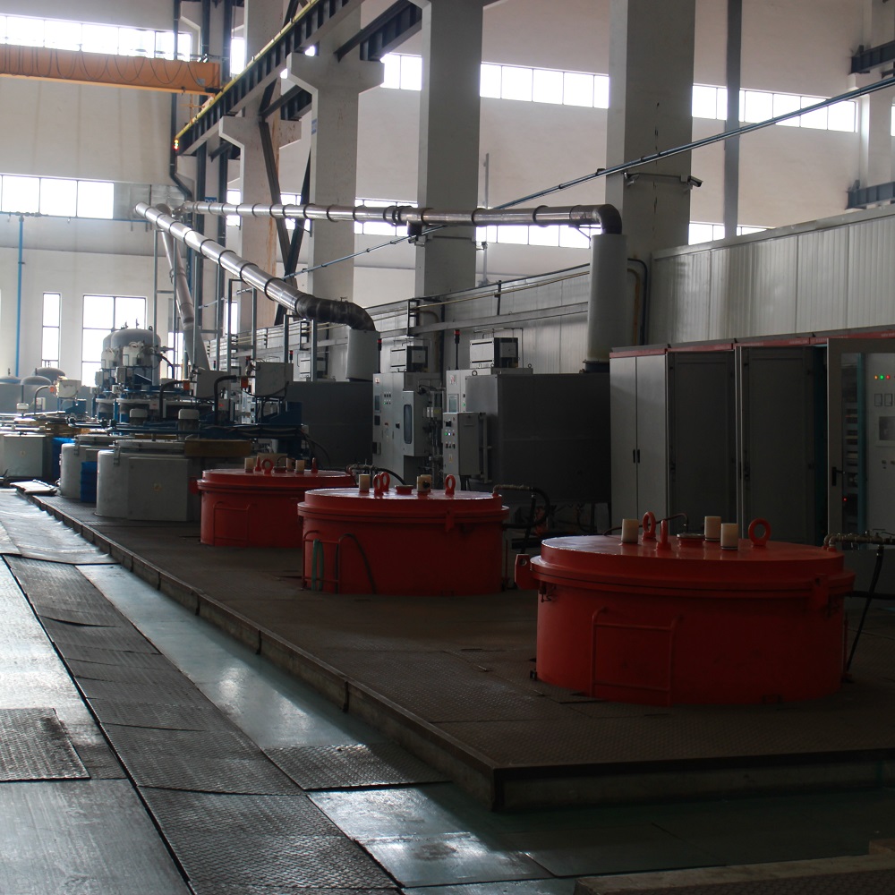 nitriding screw barrel, number 1 surface treatment for screws and barrels, E.J.S INDUSTRY CO., LTD has our own furnaces for better control of both quality and lead time.