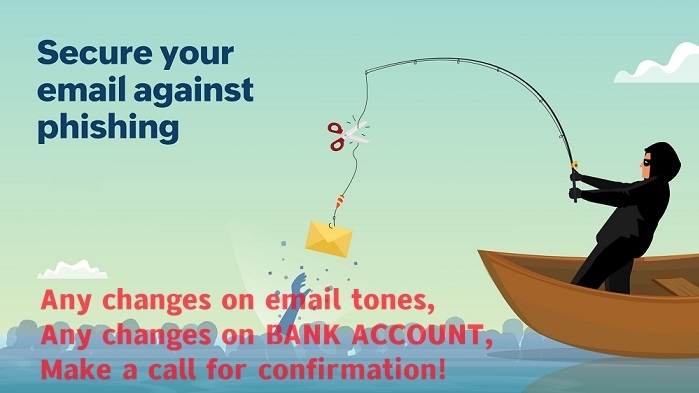 Phishing email or spam email can be very dangerous, do not click strange links or new links for curiosity