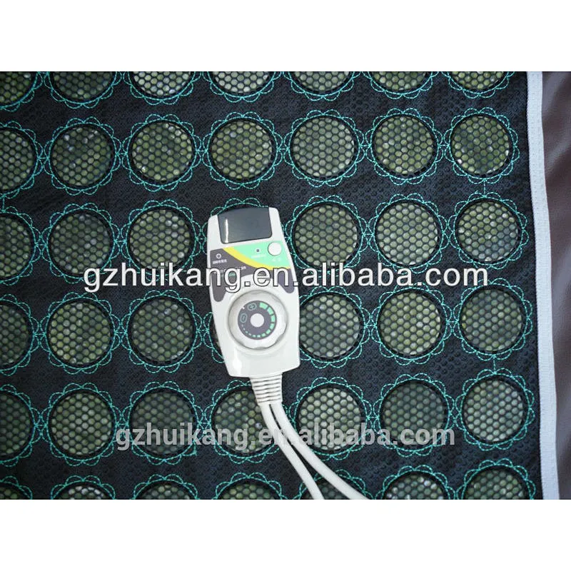 Far infrared heated full body massage germanium mattress