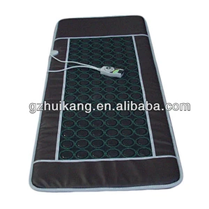 Huikang hottest infrared Carbon fiber heating mattress with jade stone in high quality