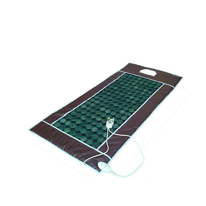 Huikang hottest infrared Carbon fiber heating mattress with jade stone in high quality