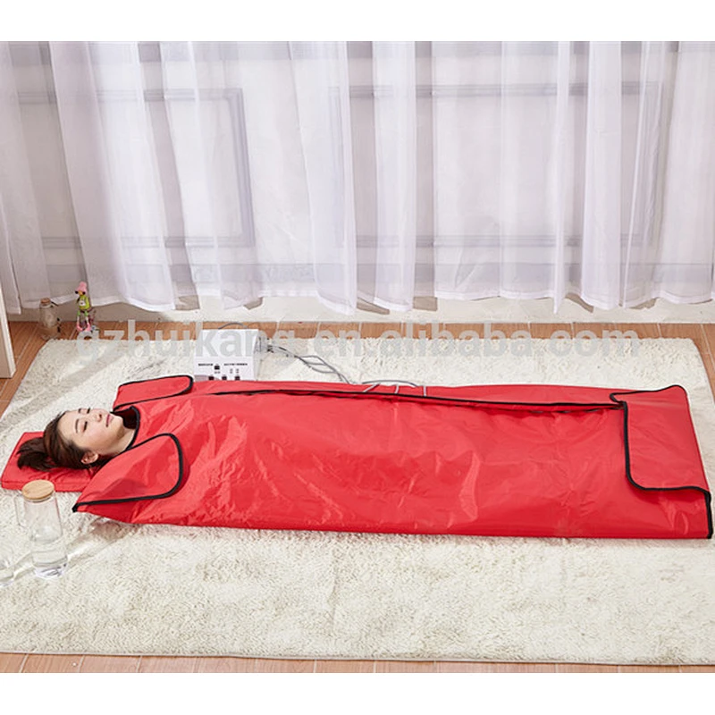 3 zones far infrared sauna bag fit body warp fir sauna blanket for body slimming