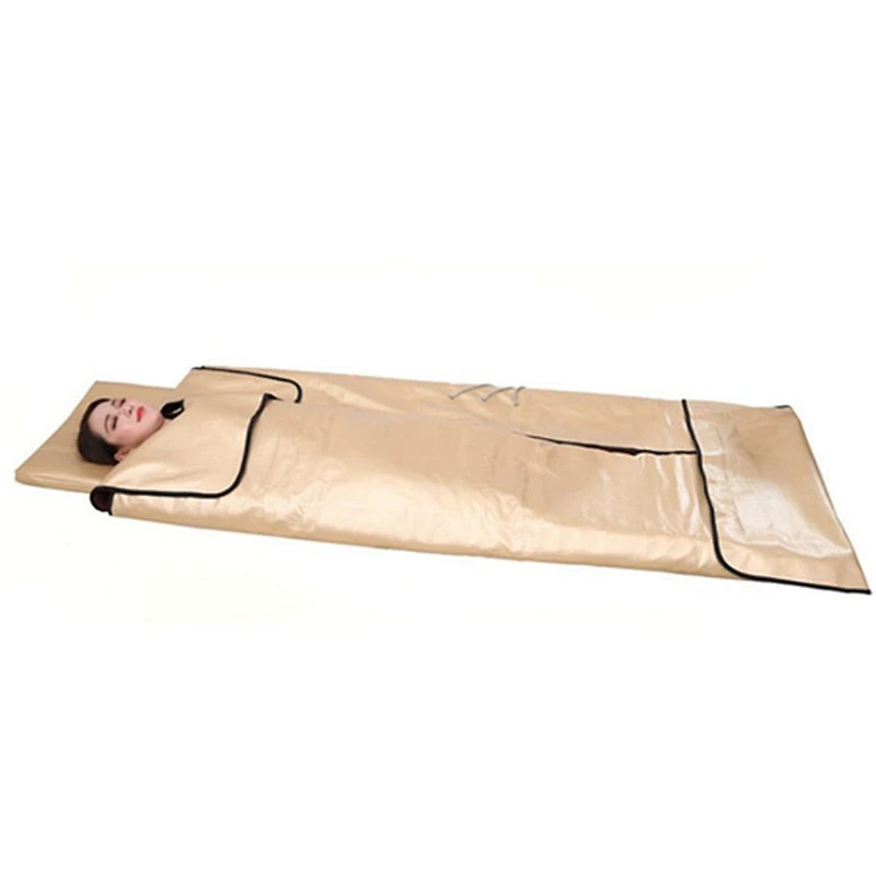 portable weight loss sauna spa 3 zone far infrared thermal slimming wrap blanket