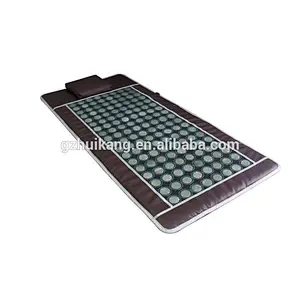 Huikang hottest infrared Carbon fiber heating mattress with jade stone in high quality