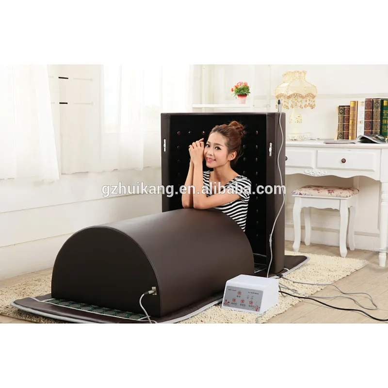 LOW EMF Far Infrared Dry Sauna Tunnel Weight Loss Tourmaline SPA Capsule